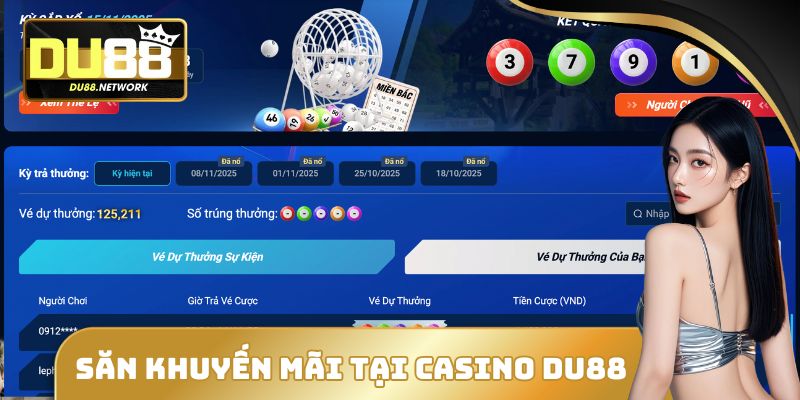 Săn khuyến mãi tại DU88 với Live Casino