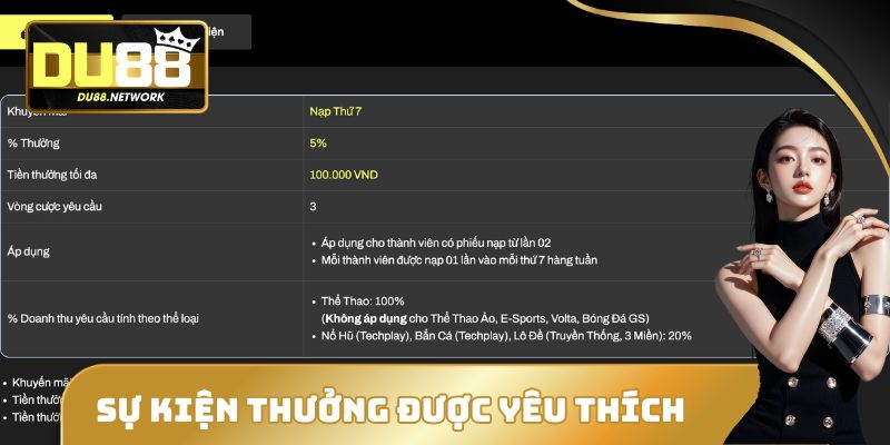 Tặng thưởng thành viên mới DU88 - Nhận ngay 100k được đón nhận